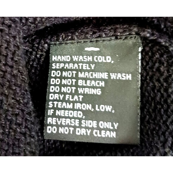 NWT Erika Knit XMAS Trees Vest Blk Cotton Embroidered w Beads Zip Front Sz M - Picture 8 of 9